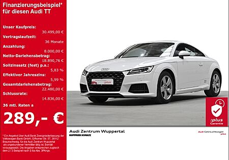 Audi TT Coupe 40 TFSI DAB SHZ LED VIRTUAL GARANTIE BLUETOOTH ISOFIX DRIVE SELECT