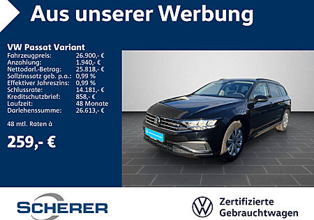 VW Passat Variant 2.0 TDI Conceptline AHK SHZ NAVI LED