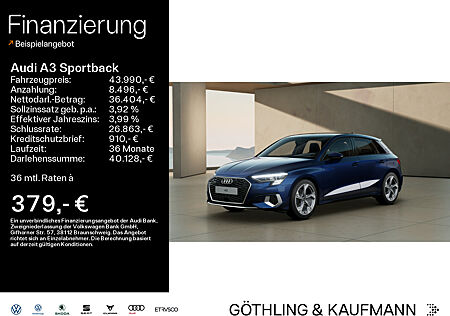 Audi A3 Sportback 40 TDI qu Advanced S tro*Pano*Matrix*Virtual*Navi+*Kamera*Sportsitze*ACC*AHK*