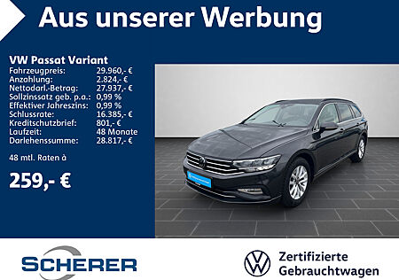 VW Passat Variant 2.0 TDI DSG Business LED NAVI ACC AHK