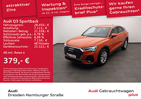 Audi Q3 Sportback 35 TFSI LED Navi AHZV PDC S tronic