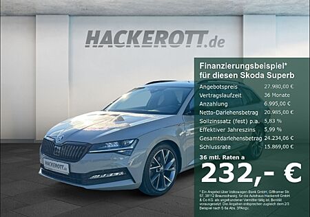 Skoda Superb Sportline Combi 1.5 TSI DSG PDC ACC Klimaa.