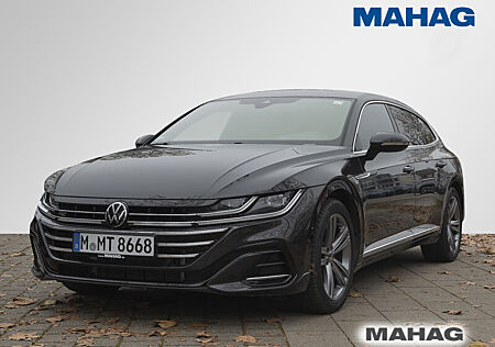 VW Arteon Shooting Brake 2.0 TDI 4Mot. R-Line AHK Leder NaviPro eKlappe DCC IQ.Light Alu20Rosiaro DSG