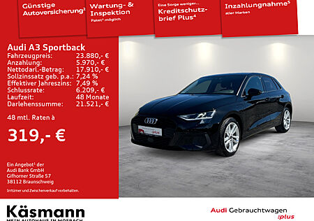 Audi A3 Sportback 40TFSIe NAV SHZ KEYLESS