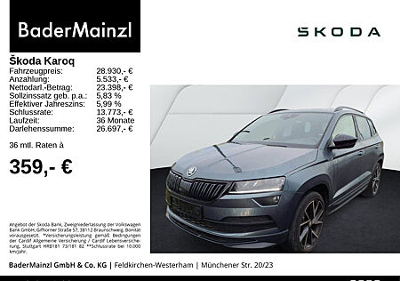 Skoda Karoq 2.0 TDI DSG 4x4 Sportline AHK Pano Sound