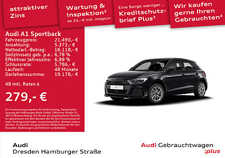 Audi A1 Sportback 25 TFSI Advanced LED S tronic