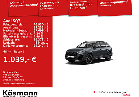 Audi SQ7 4.0TFSI quattro AHK LASER LUFT PANO HUD