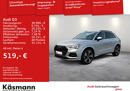 Audi Q3 advanced 35TFSI NAVI LED VIRT KAM SHZ GRA