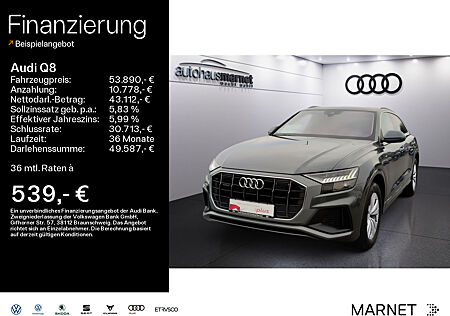 Audi Q8 SUV 45 TDI quattro S line*Navi*Matrix*Alu*PDC*HUD*Pano*Kamera*Sitzheizung