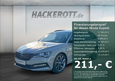 Skoda Superb Sportline Combi 1.5 TSI DSG PDC ACC Klimaa.