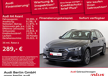 Audi A4 Avant Advanced 30 TDI S tr. VIRTUAL RFK ACC