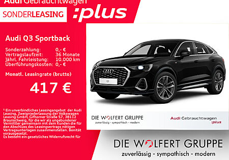 Audi Q3 Sportback S line 45 TFSI quattro S tronic RFK