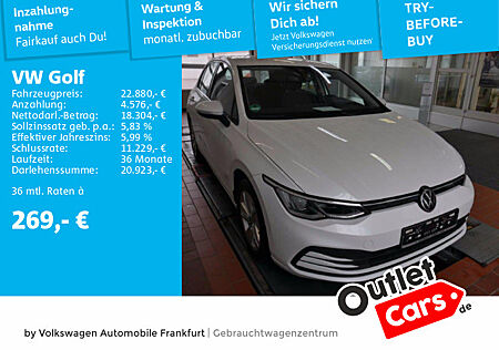 VW Golf VIII 2.0 TDI DSG Life Navi FrontAssist LaneAssist LED