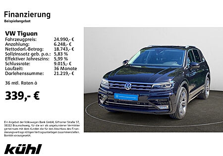 VW Tiguan 2.0 TSI 4M Highline R-Line Navi,AHK,Pano,LM19