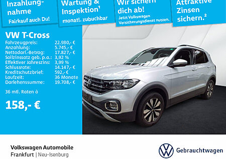 VW T-Cross 1.0 TSI DSG MOVE Navi LED Heckleuchten Sitzheizung Leichtmetallfelgen