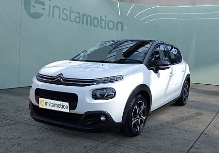 Citroën C3 Shine PureTech 82 LED Klimaautom SHZ Spurhalteass. Verkehrszeichenerk. Notbremsass.