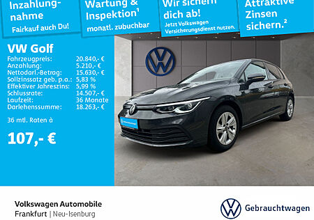 VW Golf VIII 1.5 TSI Life Navi LED Heckleuchten Sitzheizung Leichtmetallfelgen