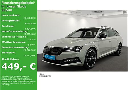 Skoda Superb Combi 1.4 TSI DSG iV LED NAV AHK ACC Sportline