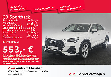 Audi Q3 Sportback 45 TFSI e S tronic AHK/Navi+/Virtual