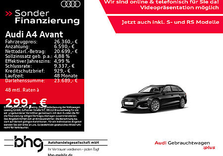 Audi A4 Avant 40 TDI quattro advanced Navi Virtual