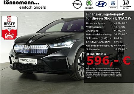 Skoda Enyaq iV 80x+AHK+PANORAMADACH+SITZ-/LENKRADHEIZUNG+LED-SCHEINWERFER