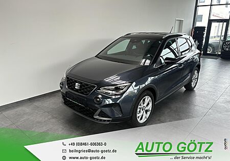 Seat Arona FR DSG 5-Jah Garantie AHK*Navi*DAB*VZE*LED*ACC*SmartLink*DigiCockpit*Kamera*ParkAssist*Kessy*Freispr.*Sitzheiz*PDC*vo+hi*Alu*LichtAssist*SpurAssist*Connect*Sunset*ZV-Funk*4xEFH*Ladeboden*Nebel*Reserverad*Armlehne*Metallic