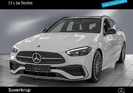 Mercedes-Benz C 180 T-Modell AMG NIGHT DISTR SPUR PANO 360