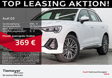 Audi Q3 40 TFSI Q S LINE LM19 AHK S-SITZE eSITZE