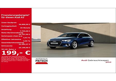 Audi A3 Sportback 40 TFSIe advanced LED AHK ACC Navi