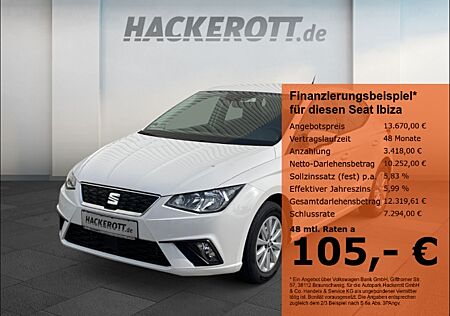 Seat Ibiza STYLE 1.0 ECOTSI 85 KW (115 PS) 6-GANG STA LED-Tagfahrlicht Tel.-Vorb.