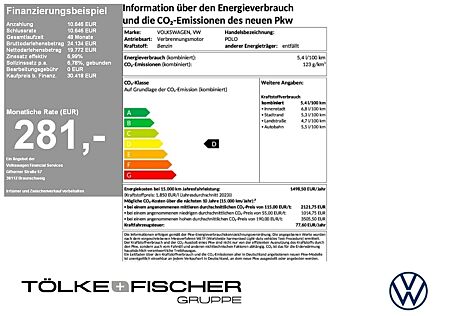 VW Polo MOVE 1.0 l TSI OPDSG Virtual ACC DynLicht