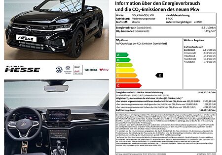 VW T-Roc Cabriolet R-Line 1.5 l TSI OPF 110 kW (150 PS) 7-Gang-Doppelkupplungsgetriebe DSG