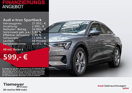 Audi e-tron Sportback 55 S LINE AHK eSITZE MATRIX ACC TOUR NAVI+