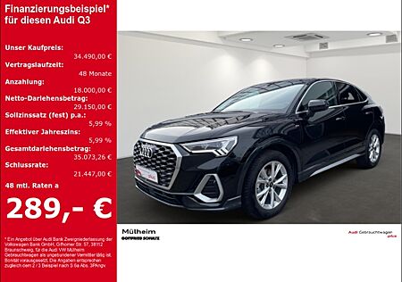 Audi Q3 Sportback 35 TFSI S-tronic VIRTUAL DAB NAVI LED APPLE CARPLAY