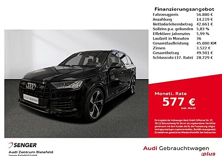 Audi Q7 55 TFSI e quattro Matrix Pano B&O AHK S line