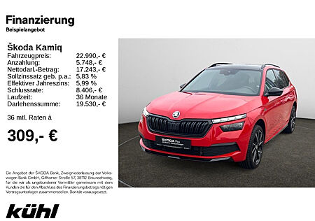 Skoda Kamiq 1.5 TSI Monte Carlo Navi, AHK, LED