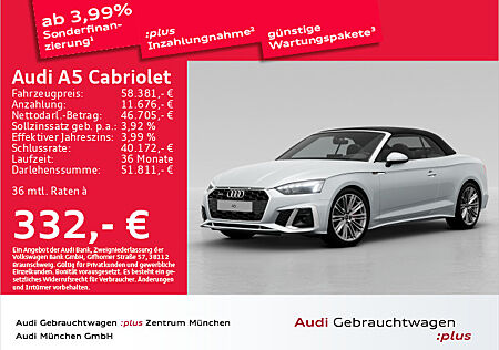 Audi A5 Cabriolet 40 TFSI qu. S tronic 2x S line HuD/Matrix/AHK