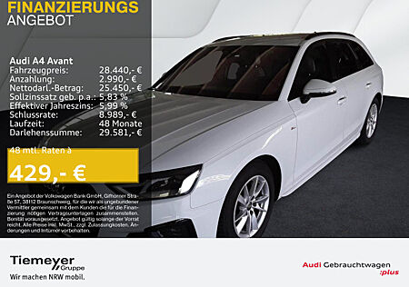 Audi A4 Avant 30 TDI 2x S LINE ALCANTARA LM18 B&O eSITZE