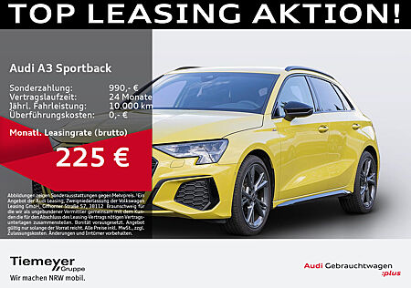 Audi A3 Sportback 30 TFSI S LINE LM18 AHK OPTIKPKT VIRTUAL