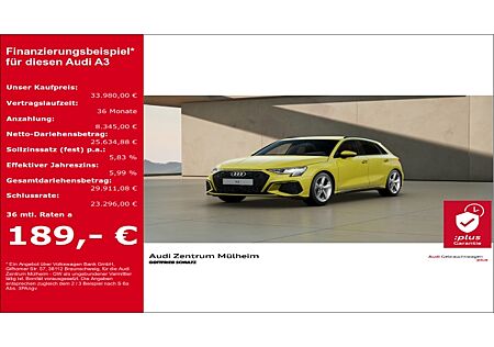 Audi A3 Sportback 30 TDI S line Navi LED virtual