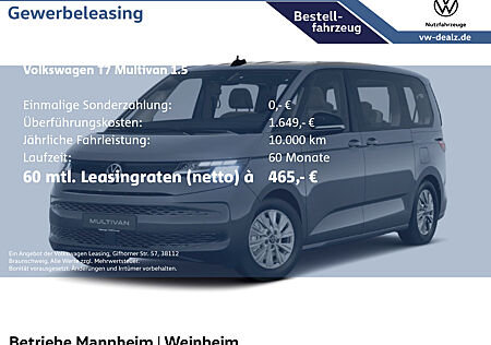 VW T7 Multivan 1.5 Multivan eHybrid OPF