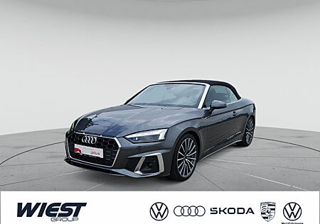 Audi A5 Cabriolet S line 45 TFSI qu. S tr., LEDER/MATRIX/360°VIEW/AHK/B&O/STANDH./PARKEN