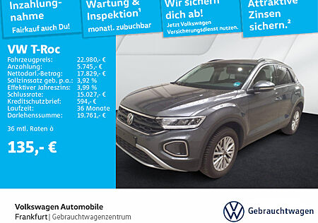 VW T-Roc 1.0 TSI Life Navi FrontAssist LaneAssist DAB+ LED D113CX