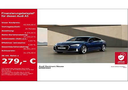 Audi A5 Sportback 40 TFSI quattro advanced Anschlussgarantie 3 Jahre 100.000 KM