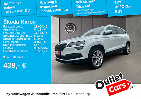 Skoda Karoq 1.5 TS DSG Style Nai Sitzheizung Leichtmetallfelgen