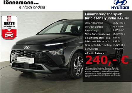 Hyundai Bayon T-GDI TREND 48V+RÜCKFAHRKAMERA+SITZ-/LENKRADHEIZUNG+LED TAGFAHRLICHT+PARKPILOT VO+HI