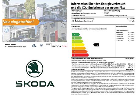 Skoda Scala 1,0 TSI Essence, 16 Alu, LED, PDC h, Sitzhzg. v, Bluetooth, Klima