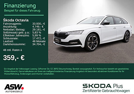 Skoda Octavia Combi Sportline 4x4 2.0 TSI DSG Navi VC