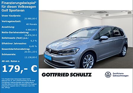 VW Golf Sportsvan 1.5 TSI NAV LED EPH SHZ Highline ALLSEASON