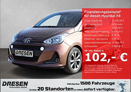 Hyundai i10 1.2 Passion+/Navi/Parkpilot hinten/Klimaauto./Sitzheizung/